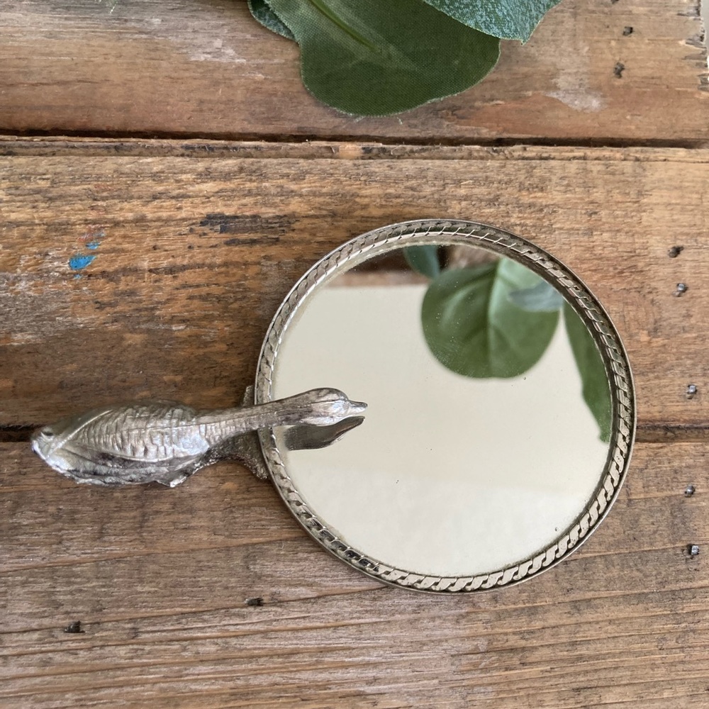 STUNNING NAPIER VINTAGE RARE POWDER COMPACT HAND MIRROR - Picture 3 of 7